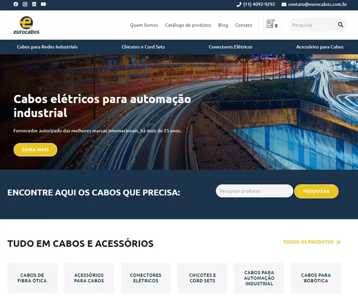 novo site Eurocabos